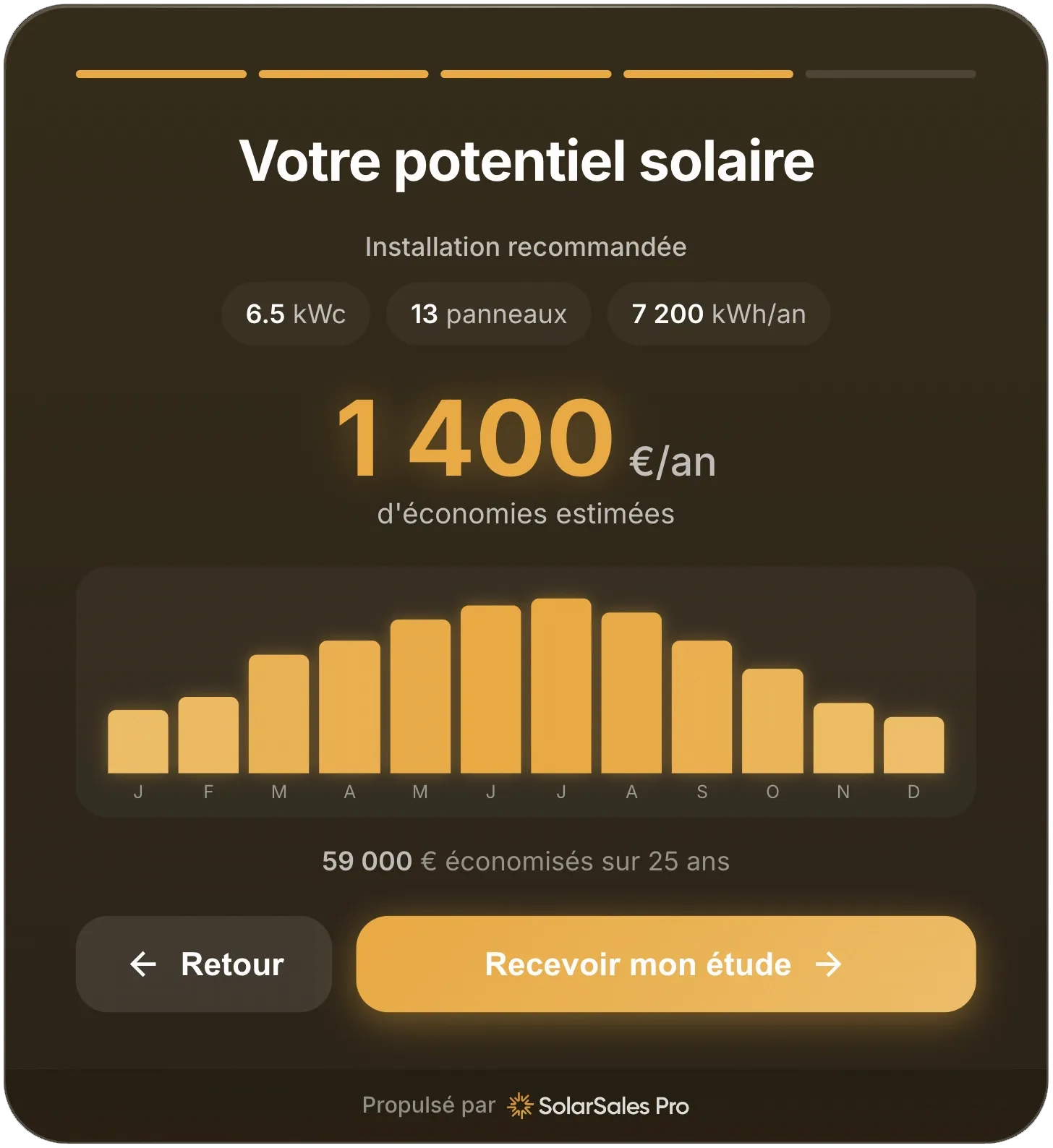 Formulaire solaire intelligent